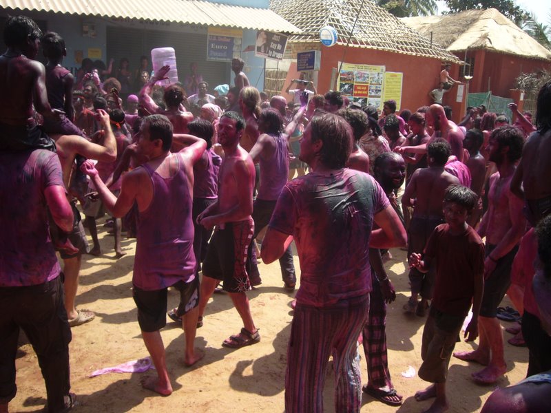 India 2010 - Hampi - Virupapur Gaddi - Holi Festival